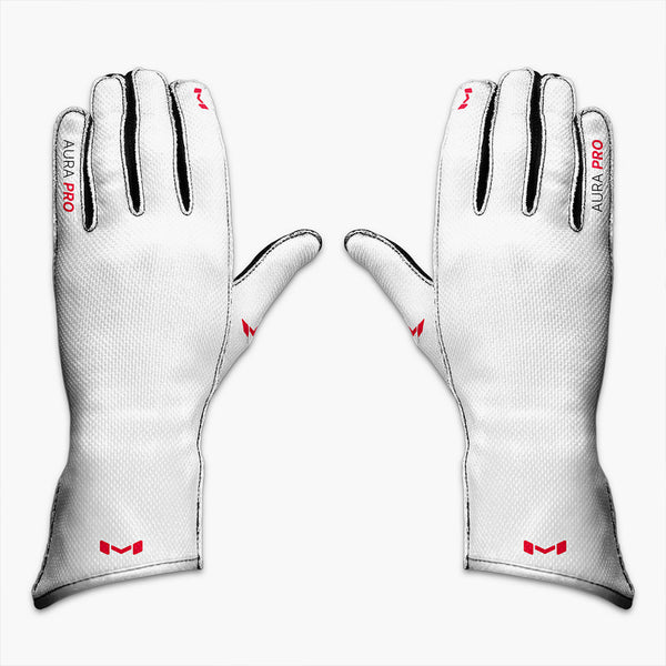 mirage ice handschuhe Moradness Aura Pro Arctic White Gloves Baumwoll-Handschuhe (1 Paar), 1 curved fingers Wert:40,00€ Category Off-Road Body Armor