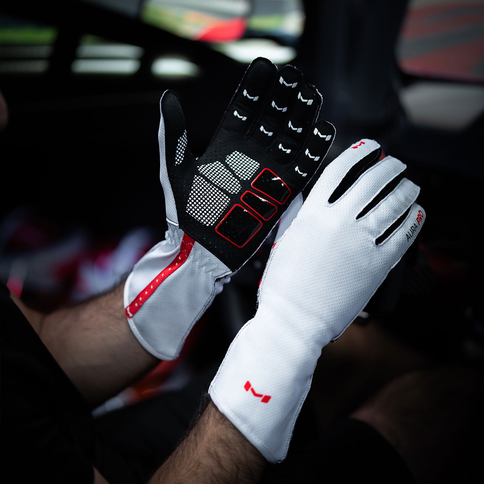 moradness handschuhe Moradness Aura Pro Arctic White Gloves