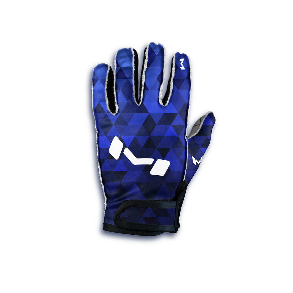 Blue Marker Short Gloves