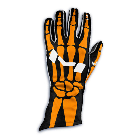 Bones Gloves (Orange)