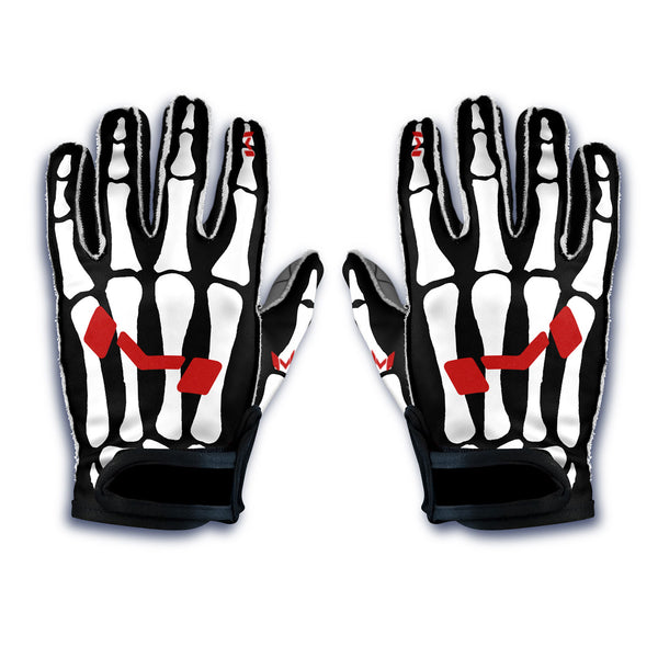 Bones Short Gloves (White)