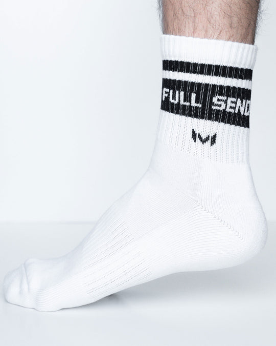 Full Send Socks (White)