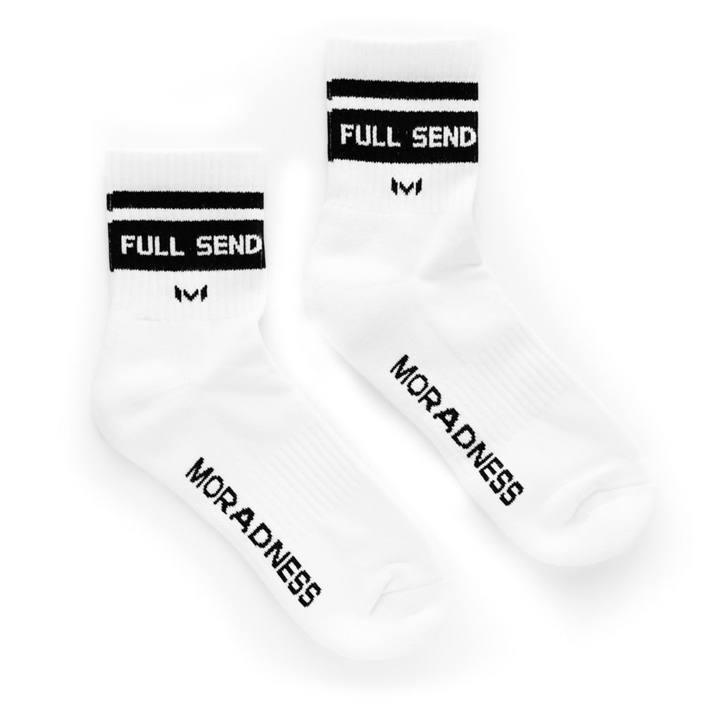 Full Send Socks (White)