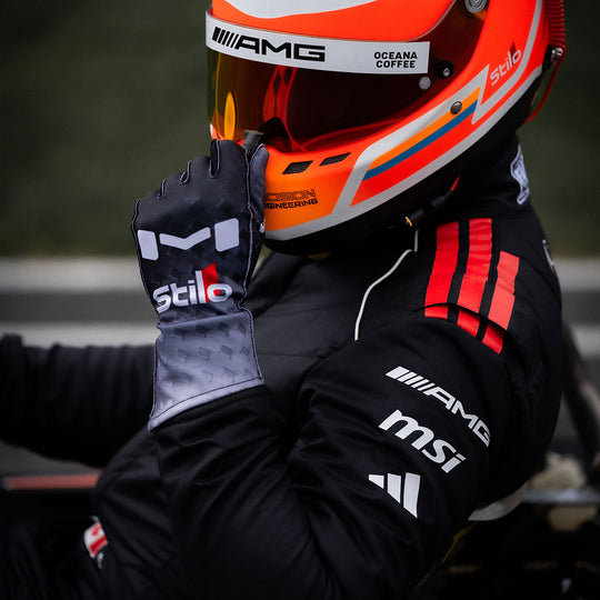 Raw Carbon Gloves