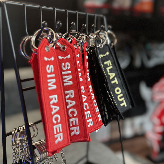 Flat Out Tag Keychain