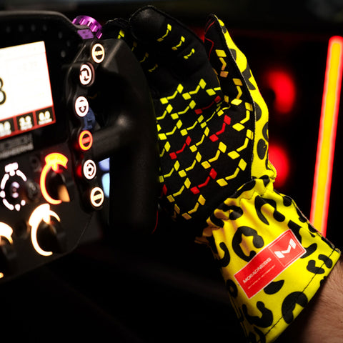 Neon Leopard Gloves