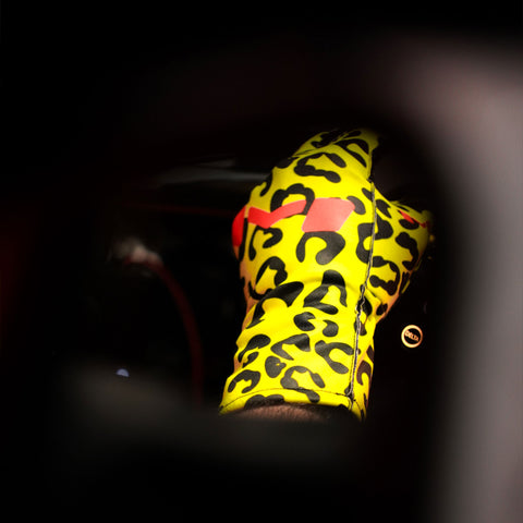 Neon Leopard Gloves