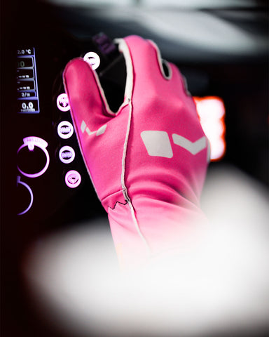Neon Pink Gloves