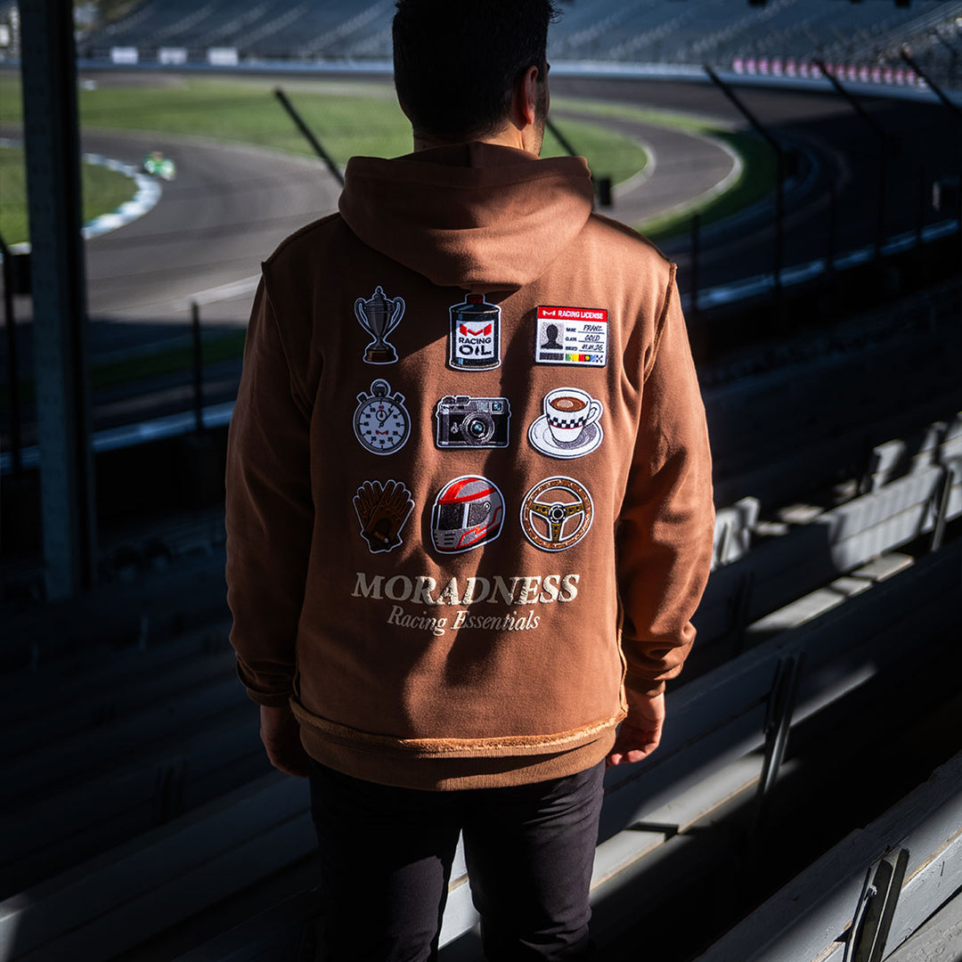 Racing Essentials Hoodie (Brown)