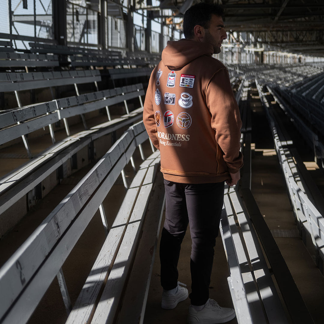 Racing Essentials Hoodie (Brown)