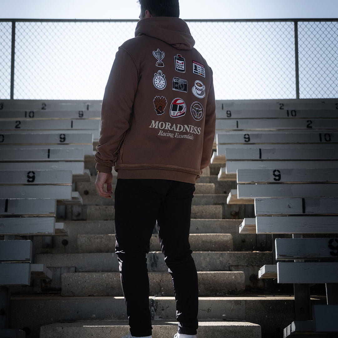Racing Essentials Hoodie (Brown)