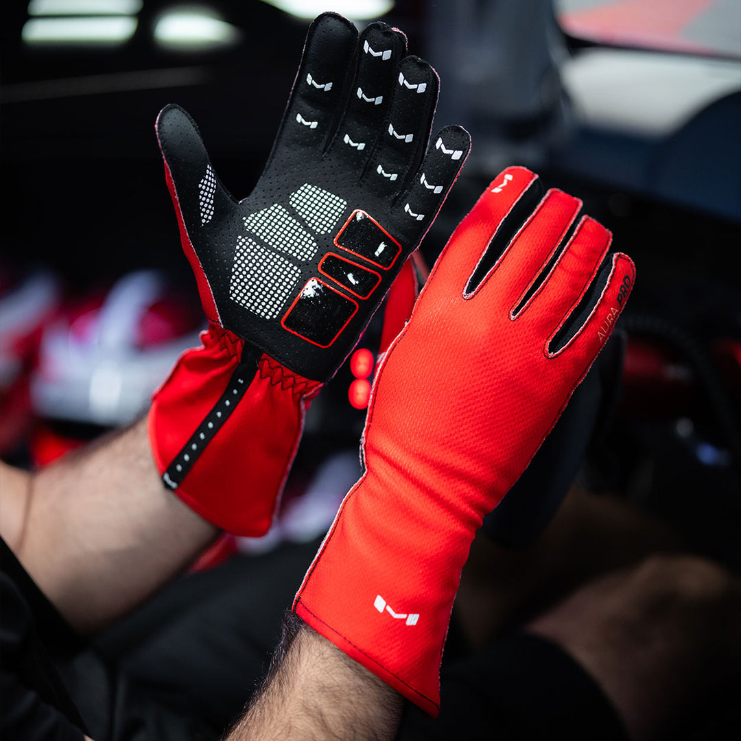 Aura Pro Rosso Gloves