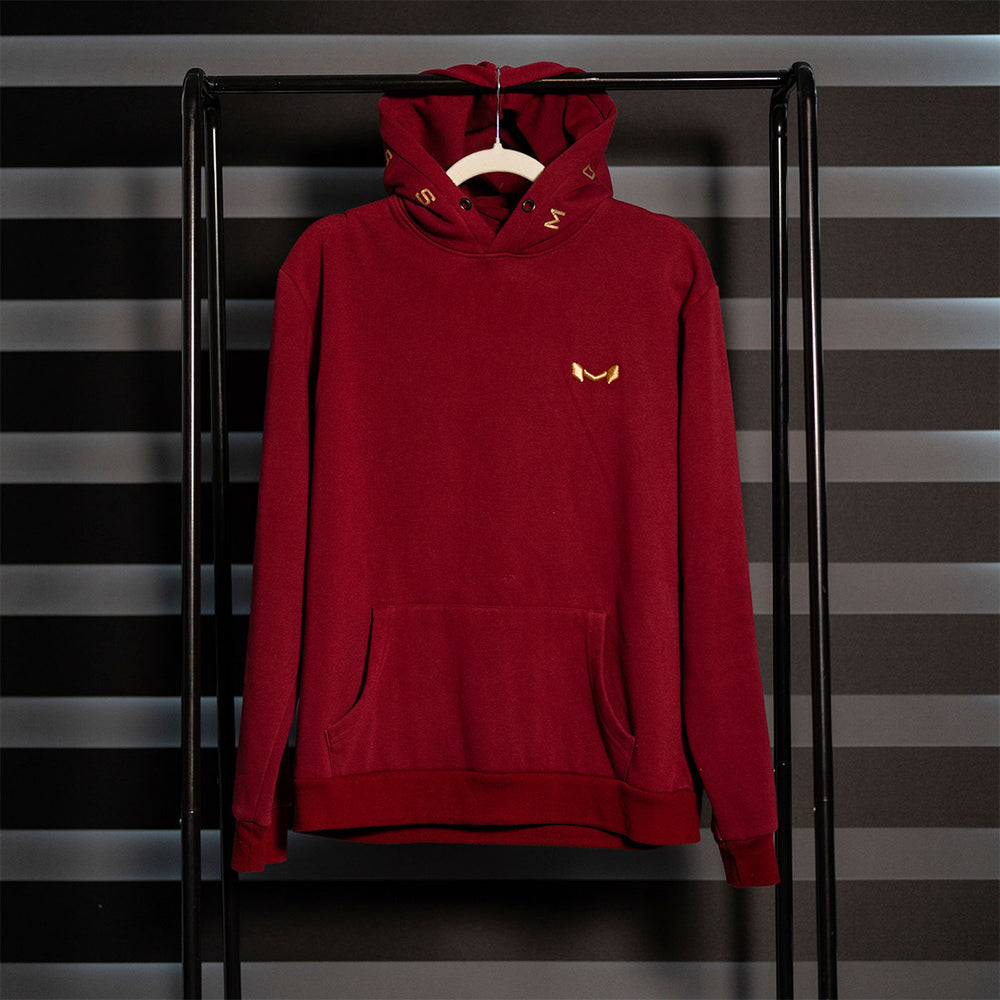 Grungy Garage Burgundy Hoodie