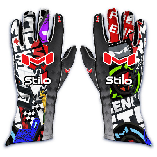 Stickered Up Gloves