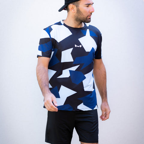 Moradness  Performance Jersey in Blue Camo