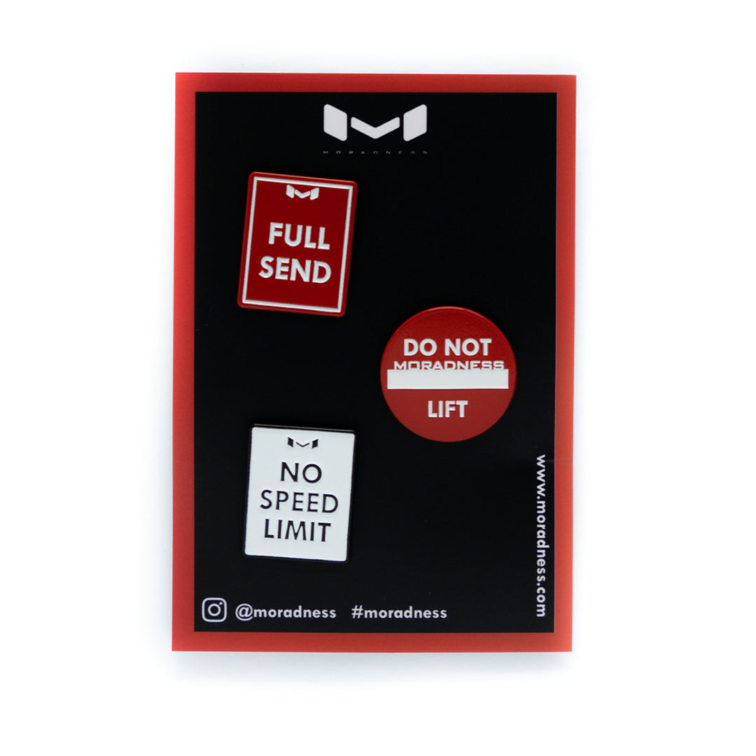Street Pin Moradness | Street Sign Pin Set