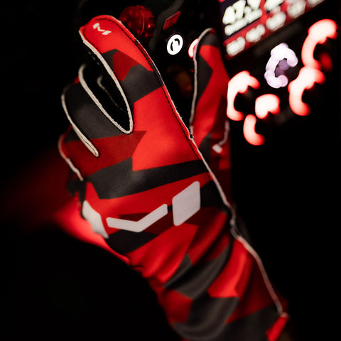 Red Camo Gloves