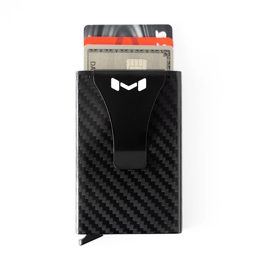 Carbon Fiber Pop Up Wallet